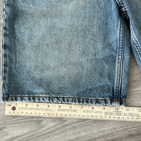 Cotton On 26 in Super Baggy Jort 5 Pocket Blue Jean Shorts 9” Inseam - Picture 8 of 8